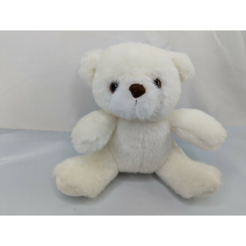 Heartwarmers‎ White Bear Plush 6 Inch Carlton Cards Stuffed Animal Toy
